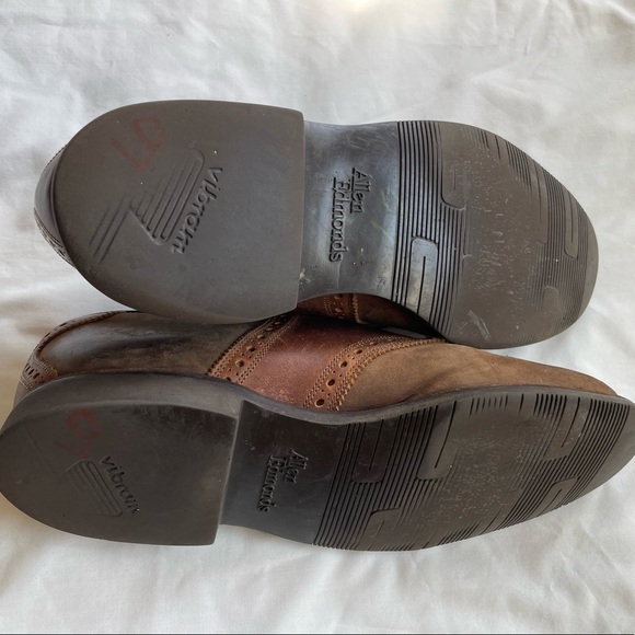 Allen Edmonds Greenwood Leather Lace Uo Derby Shoe in Brown Size 9 - Picture 10 of 10